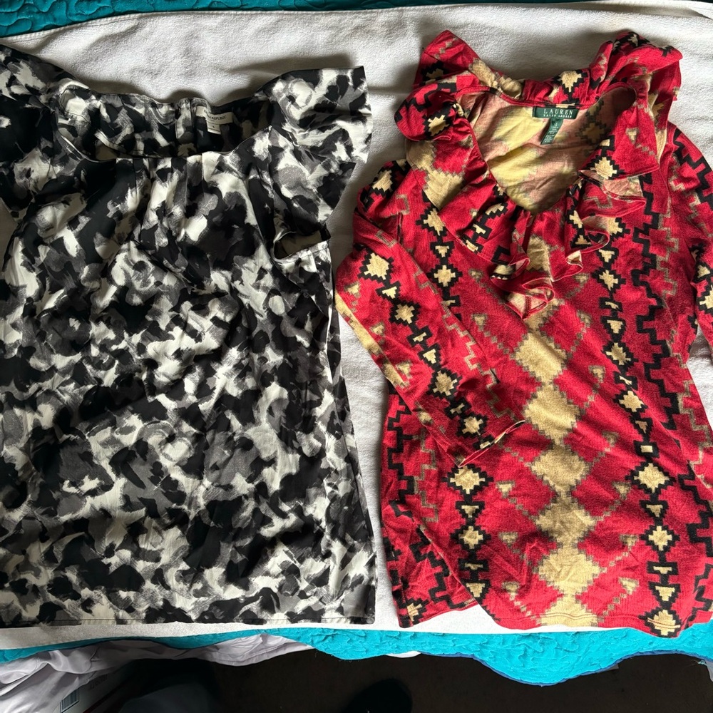 4-womens size small tops Loft/Banana Republic/Ralph Lauren/ Style & Co - Picture 3 of 13